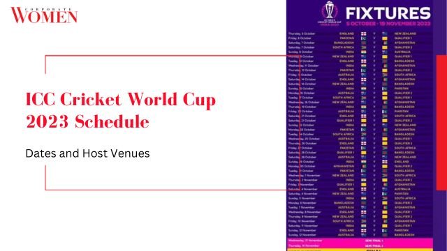 ICC Cricket World Cup 2023 Schedule_ Dates and Host Venues